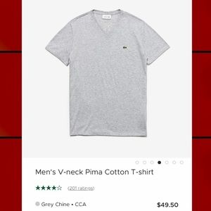 Lacoste Pima Cotton Tee